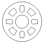 Assembled disc lock prefabricated panel supporting structure