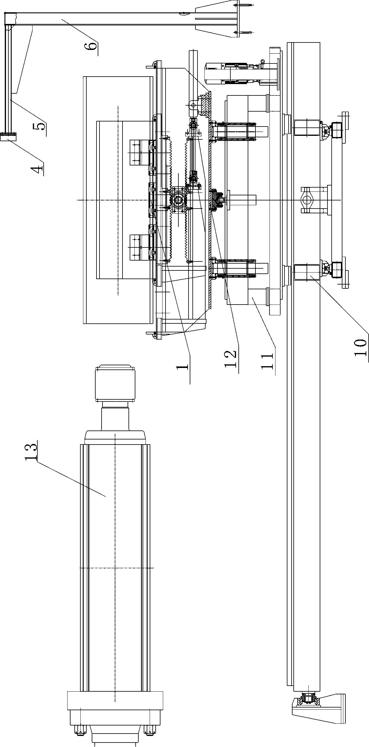 Coiling machine coiling shaft sleeve feeding device suitable for different specifications of sleeves