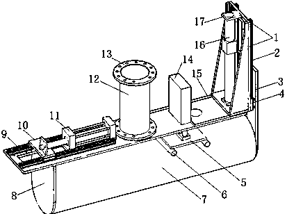 Coiled material stacking manipulator device