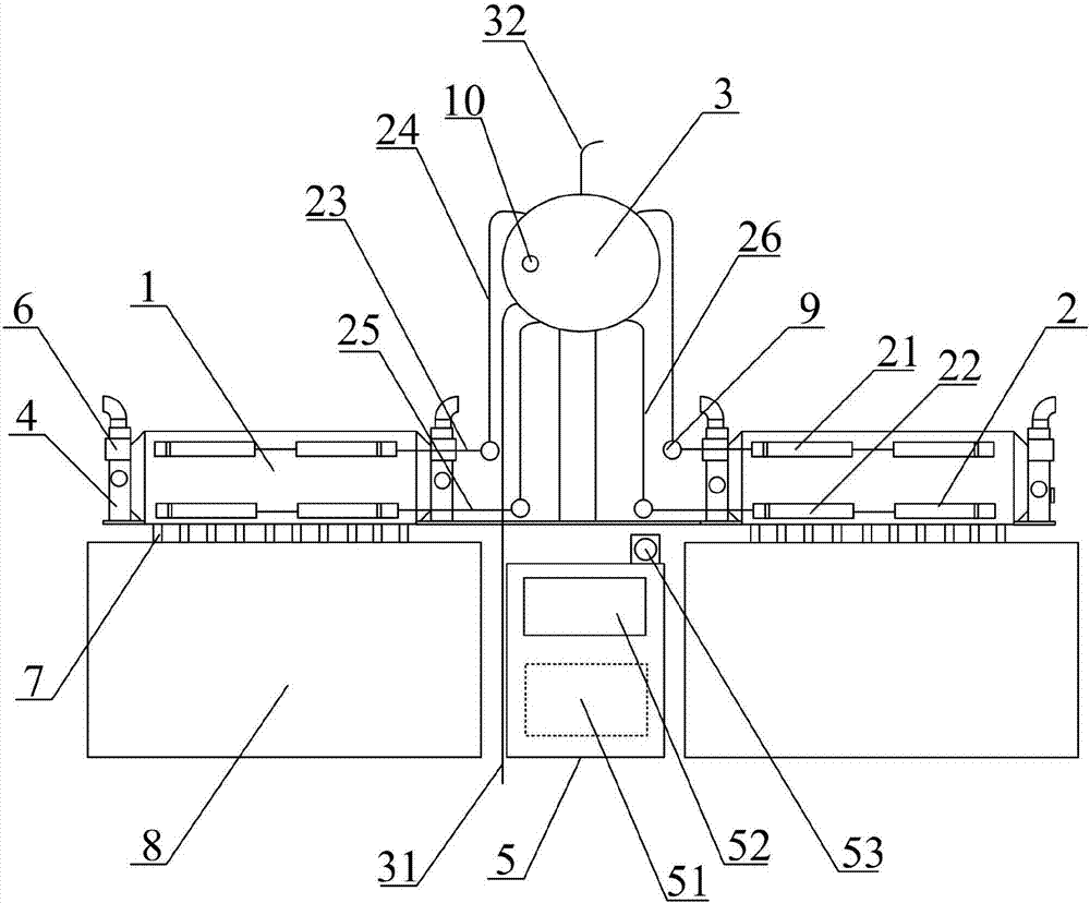 Roasting furnace device