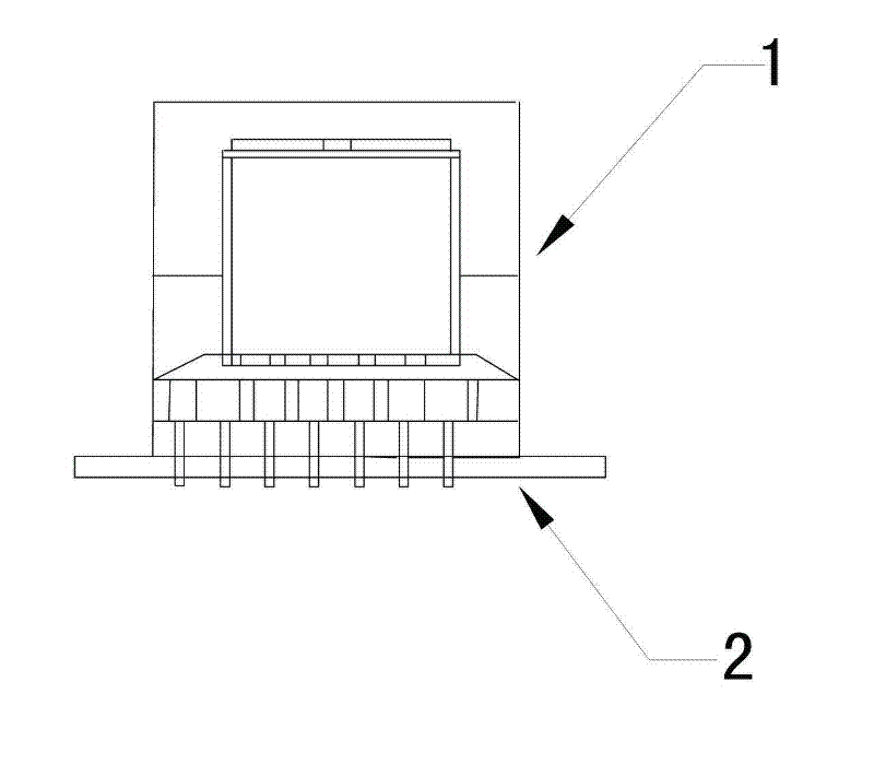 Horizontal deflection impedance converter module for high-definition picture tubes