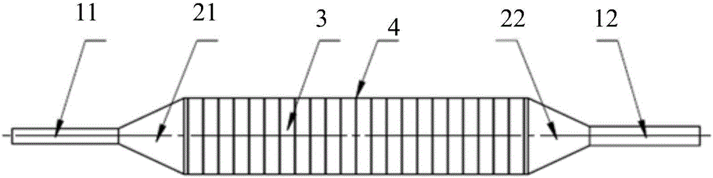 Balloon dilatation catheter, bent balloon and manufacturing method thereof, and bent balloon forming mold