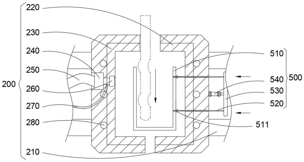 Metal piece embedding equipment for plastic product production