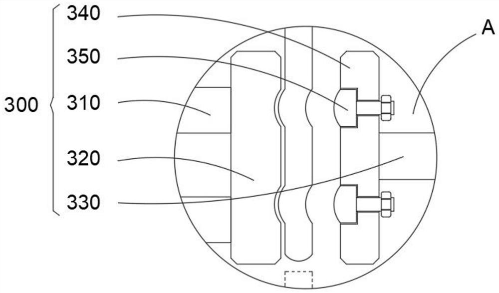 Metal piece embedding equipment for plastic product production