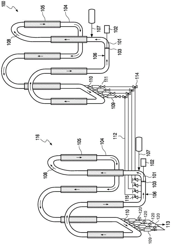 Olefin polymerization process with continuous discharge