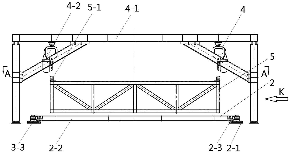 Shield tunneling machine continuous belt rack material lifting and storage device