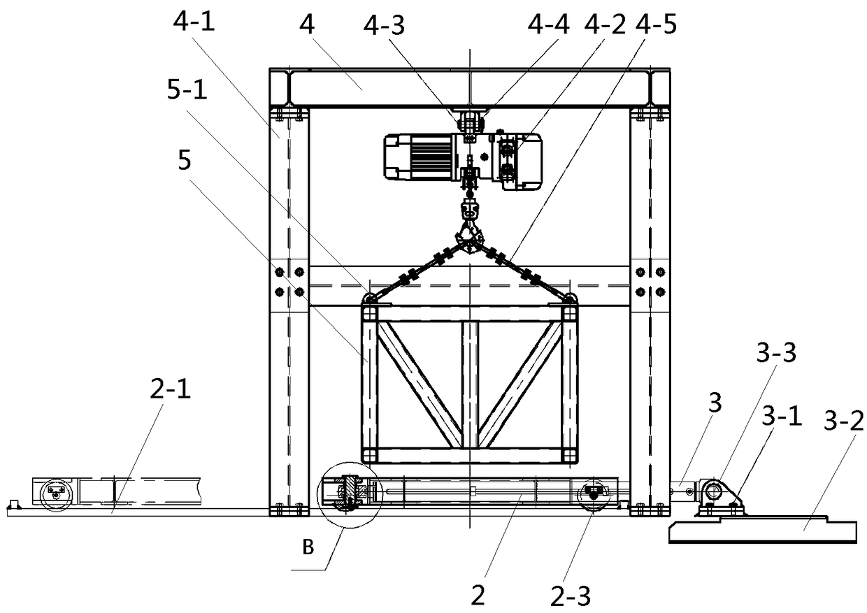 Shield tunneling machine continuous belt rack material lifting and storage device