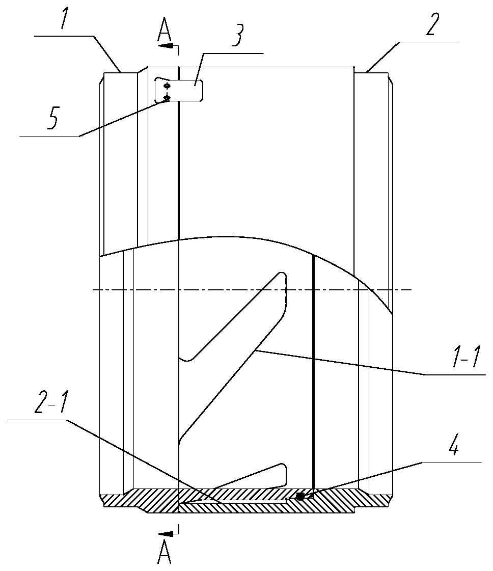 Import-type hammering riser joint