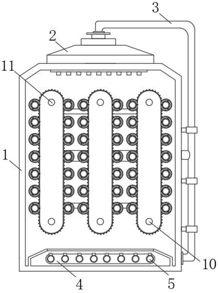 Drying device for wood processing and treatment