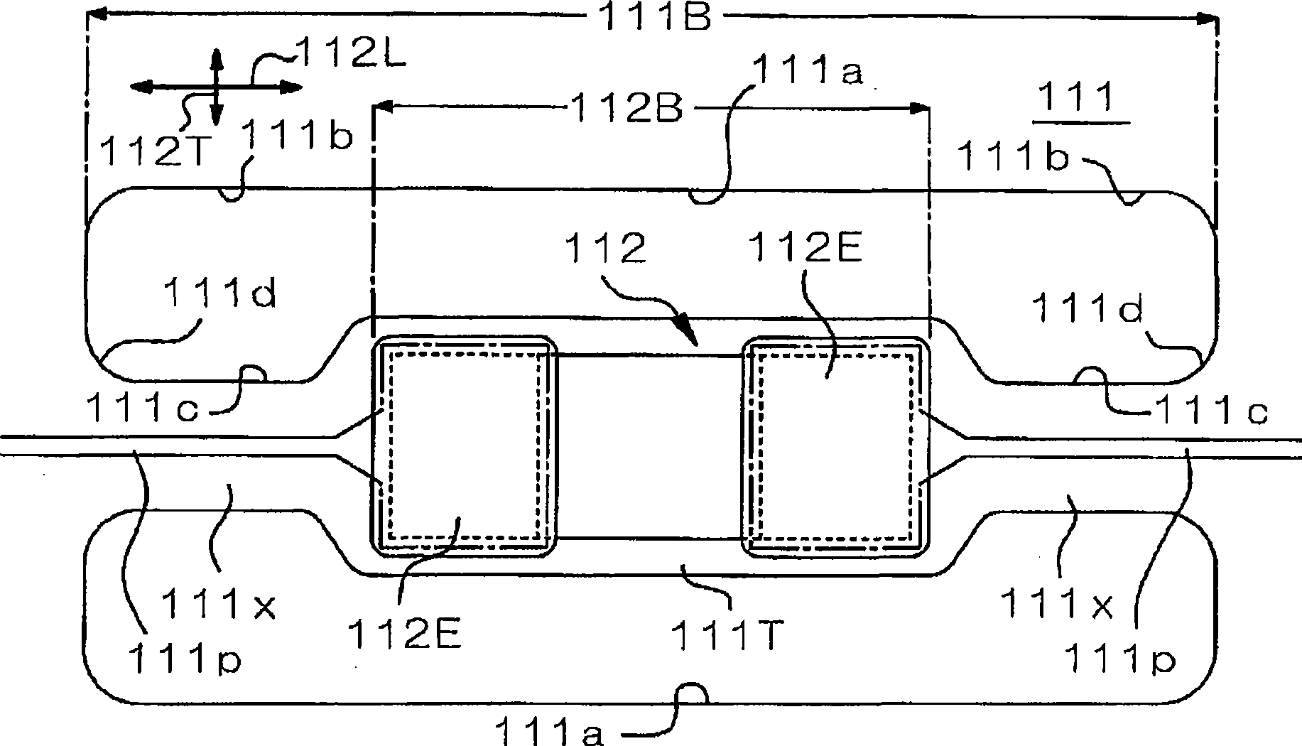 Mounting structure, electrooptic device, and electronic apparatus