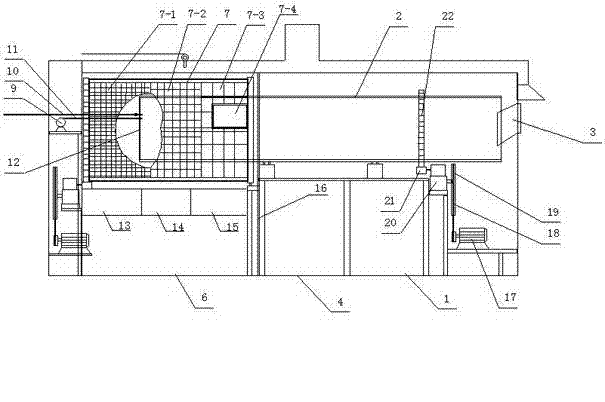 Automatic detaching machine for abandoned electronic circuit board element