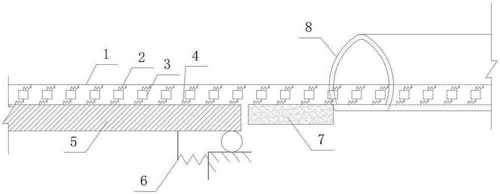 Bridge-tunnel transition section continuously welded rail track stability analysis method under extreme temperature condition