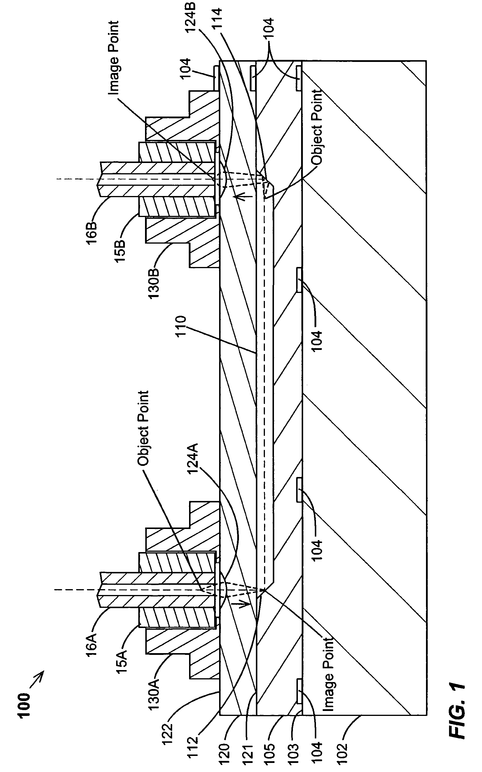 Optical backplanes with integrated optical couplers and methods of making the same