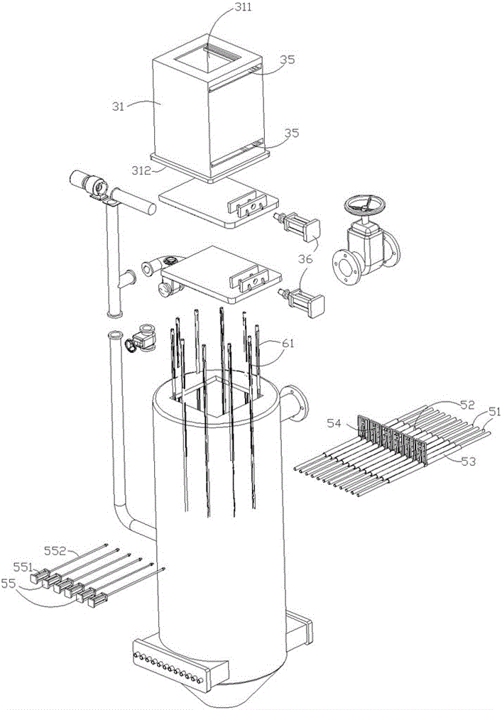 Biomass gasification furnace with efficient combustion