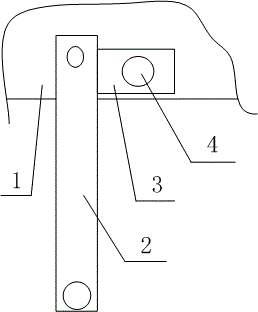 Control type foot stand structure for electric vehicle switch