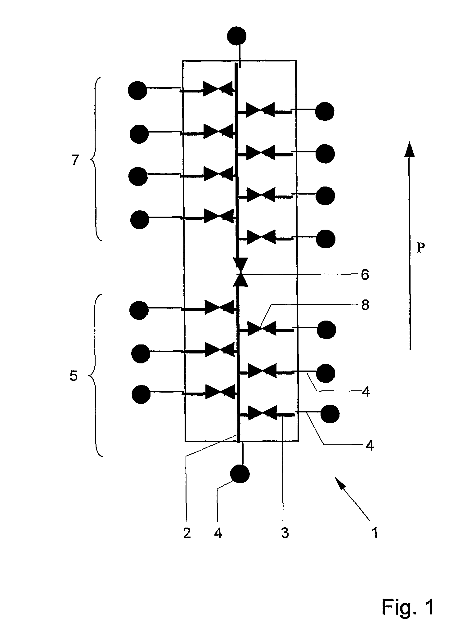 Device for chromatographic separations