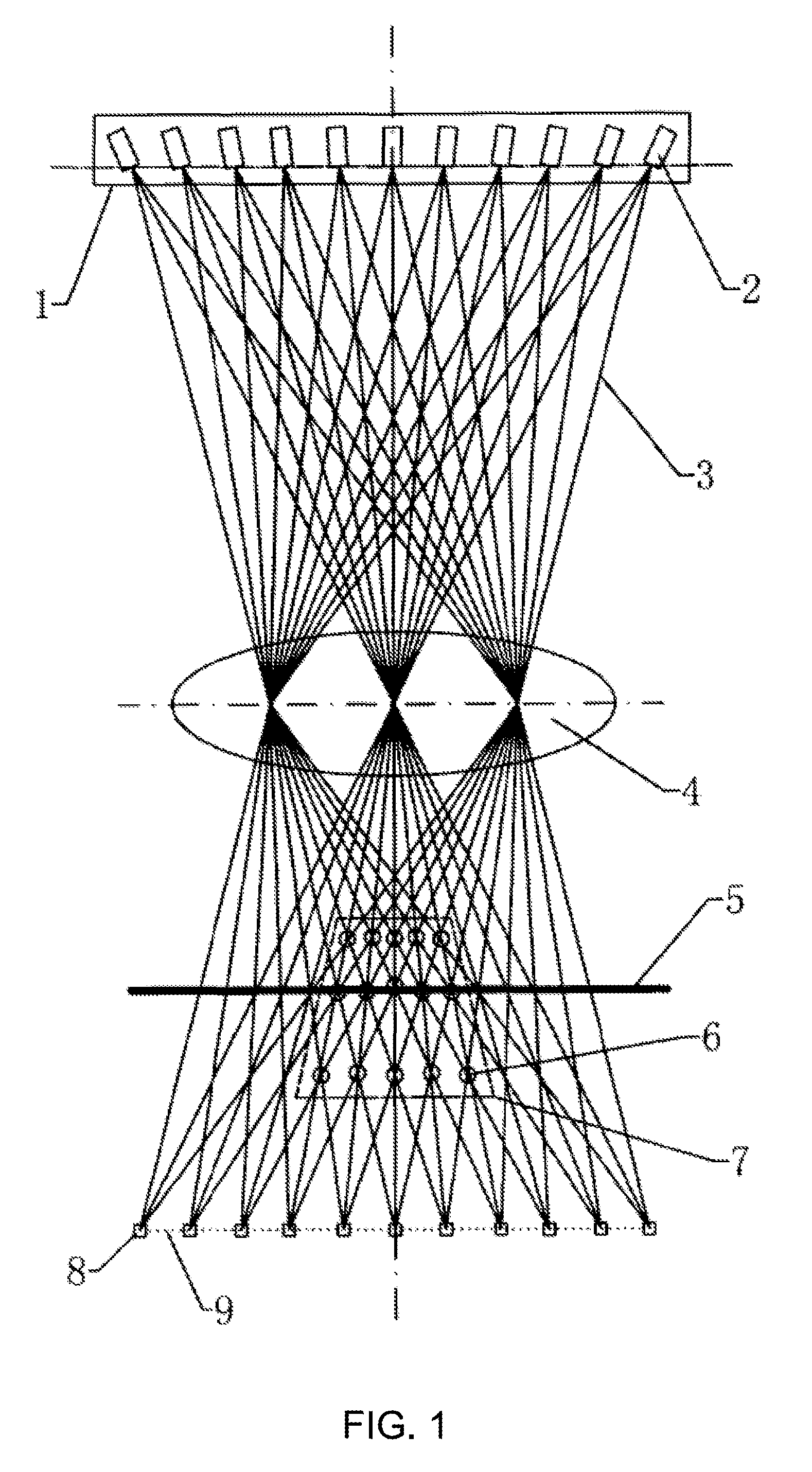 Spatial focal field type glasses display