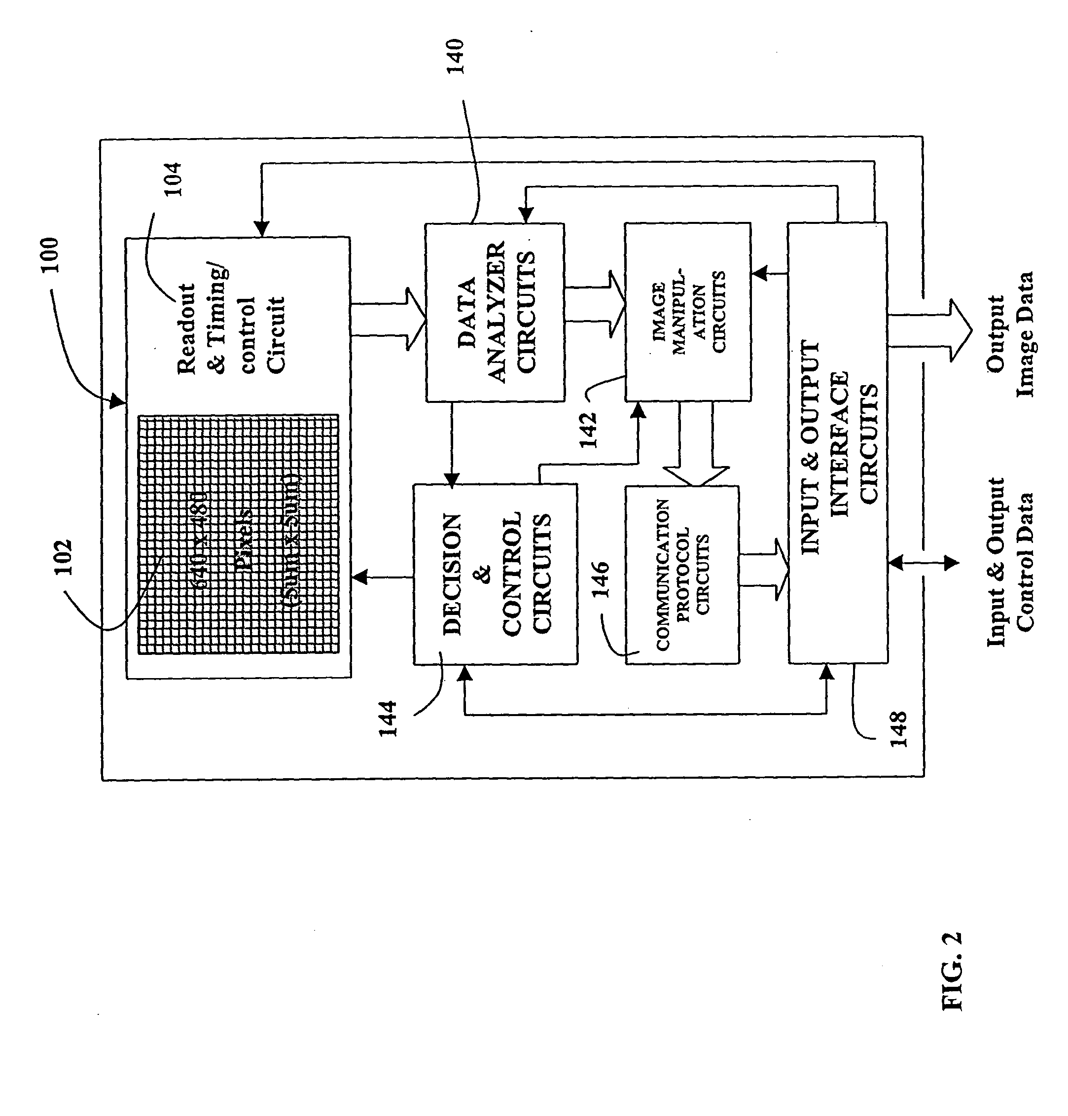 Photoconductor on active pixel image sensor