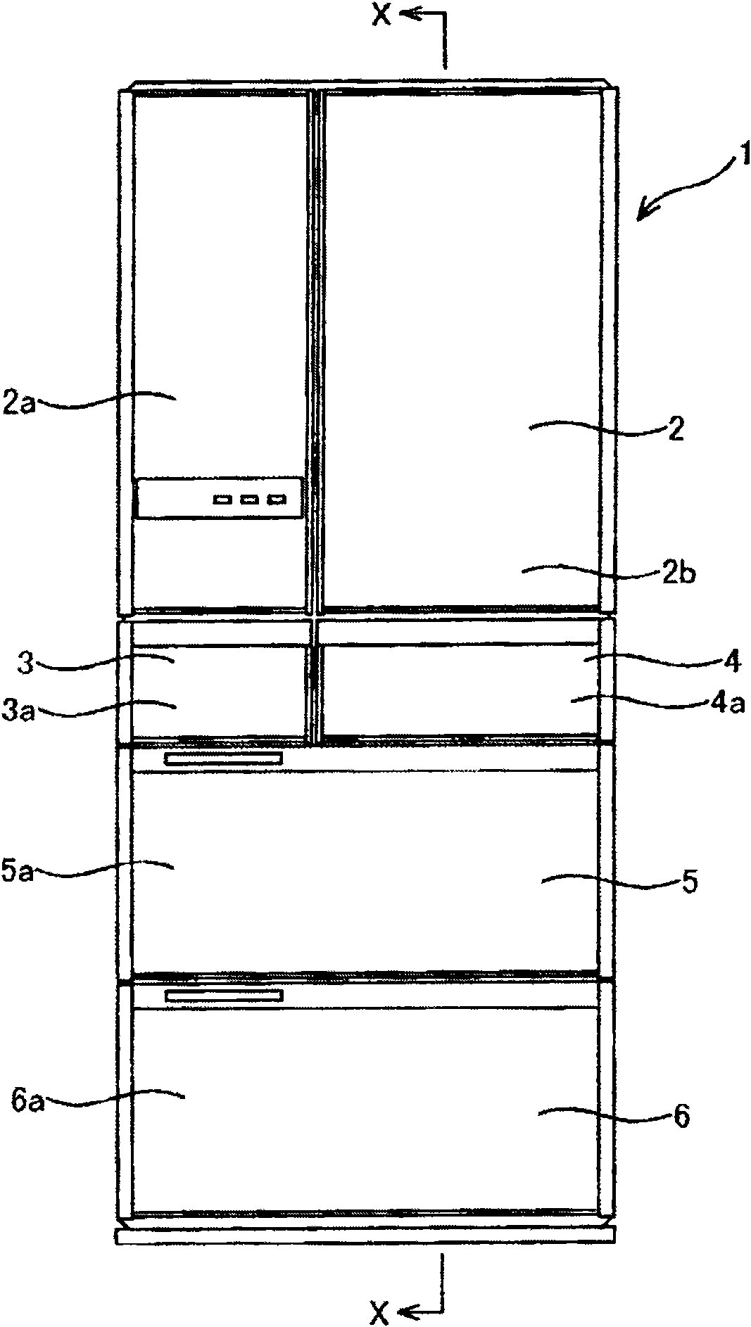 Damper device and refrigerator with damper device