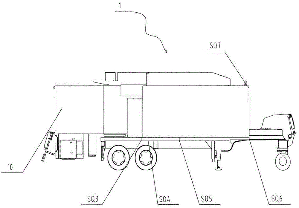 A vehicle-mounted mobile radiation safety inspection system and its control method