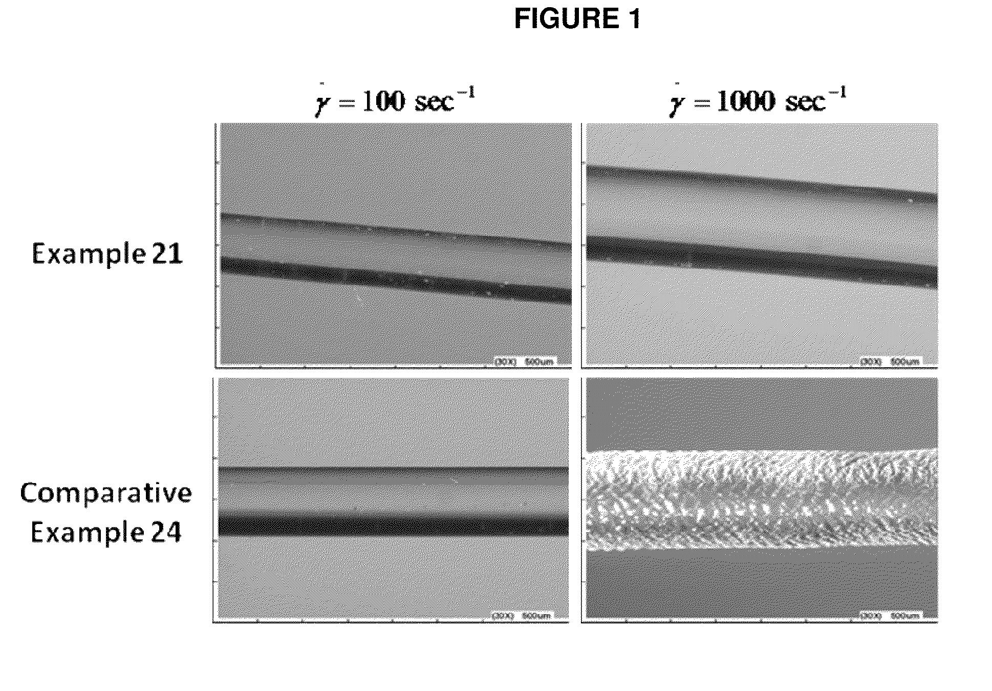 Extrusion blow molded articles