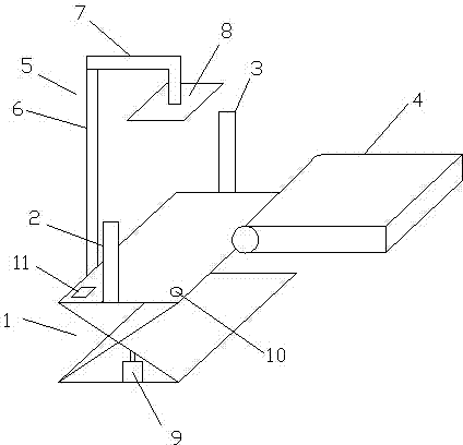 Sucker paper receiving device