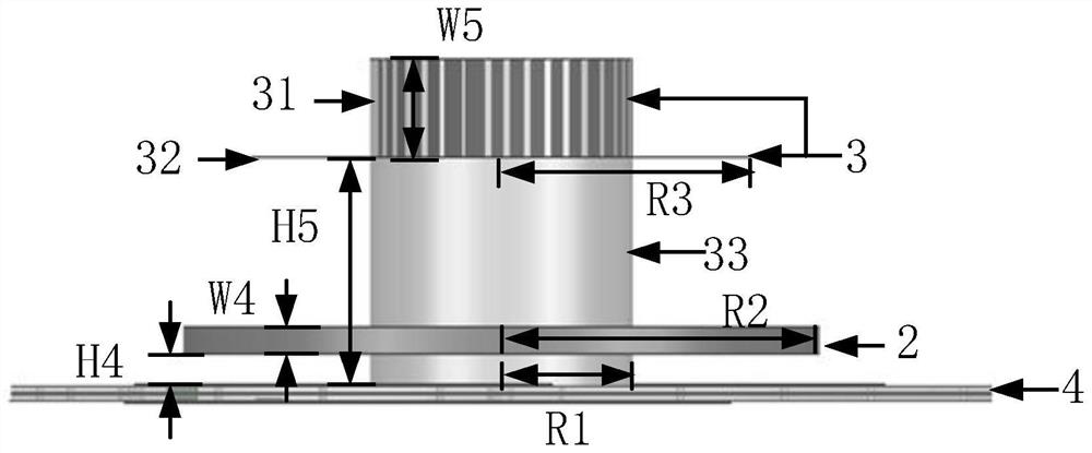 Quadruple Helix Antenna Based on Multiple Loading Structure