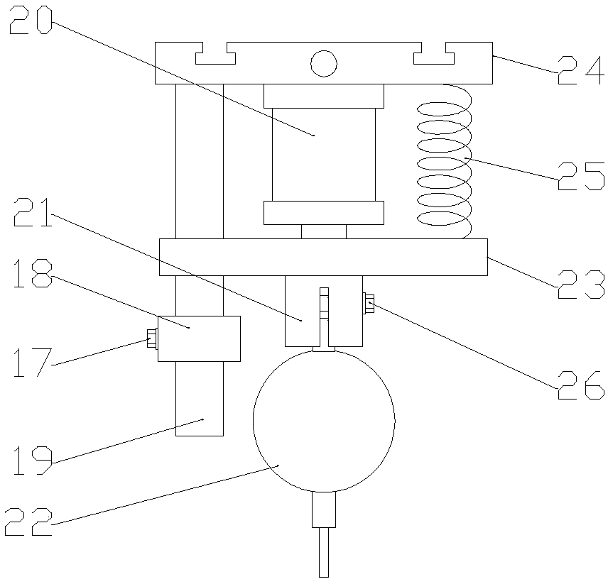 Workbench flatness detection device