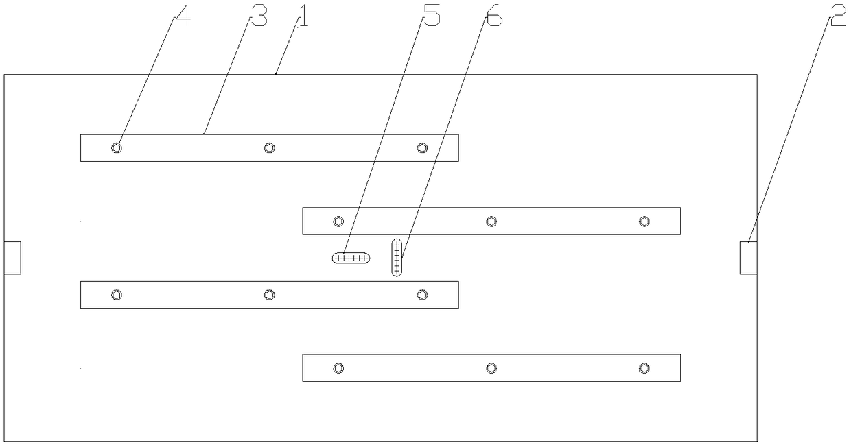 Workbench flatness detection device