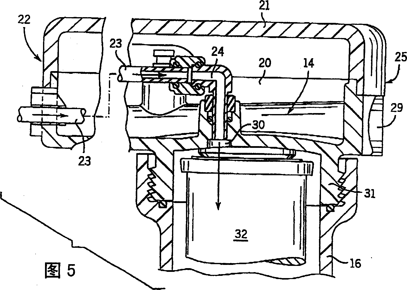 Flow control module for RO water treatment system