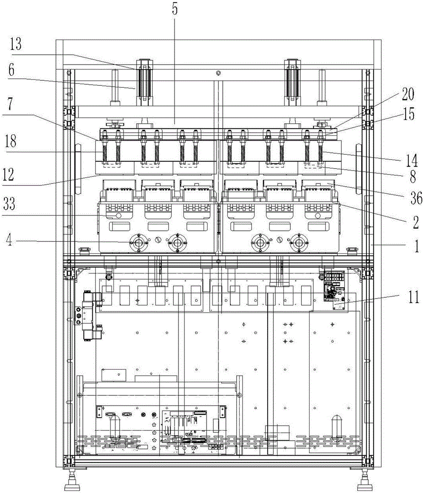 Automatic detection device for buzzer of single-phase electric energy meter