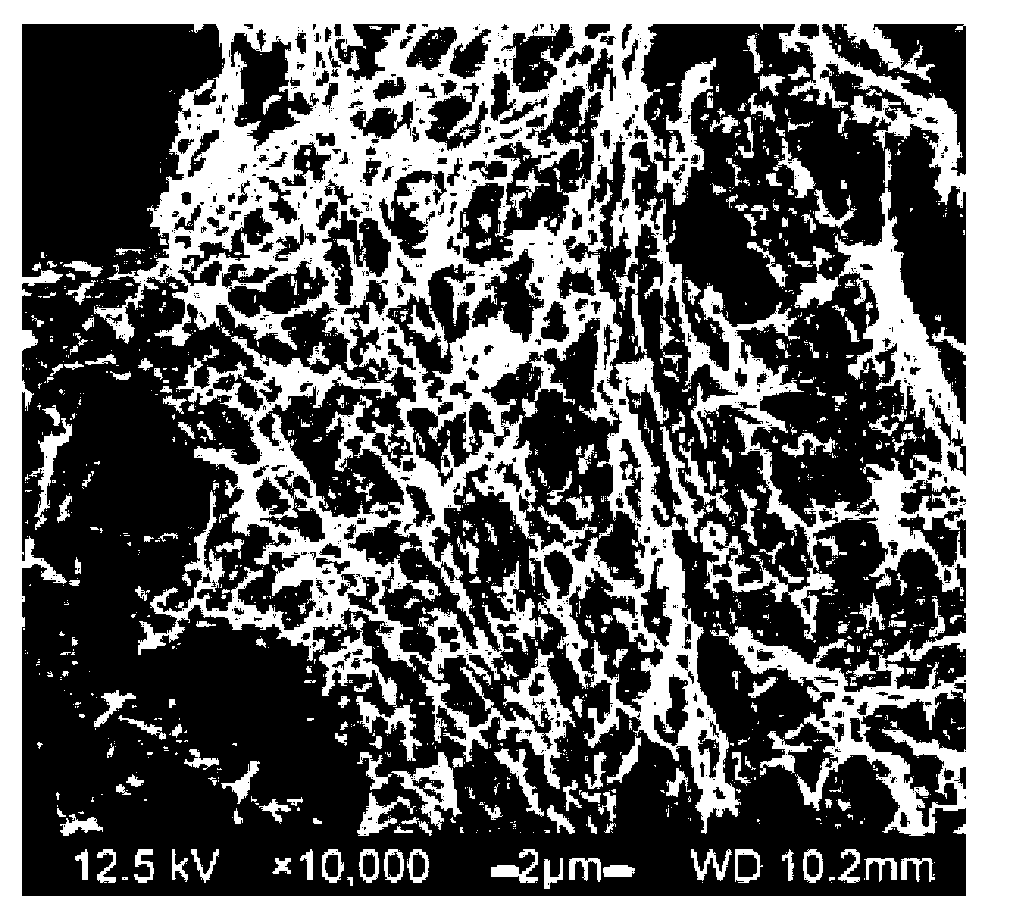 Method for preparing lignocellulose aerogel by using ionic liquid