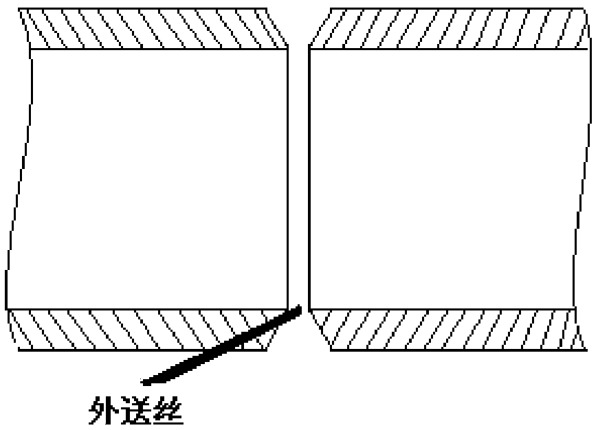 Priming method for melting pole MIG welding in pipeline welding