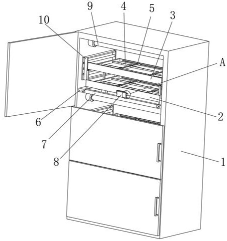 Treatment and disinfection device for obstetrics and gynecology department