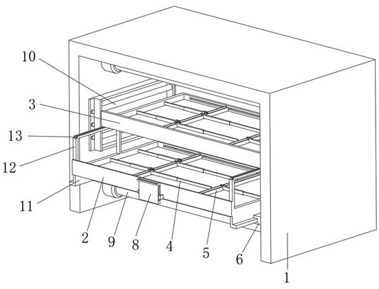 Treatment and disinfection device for obstetrics and gynecology department