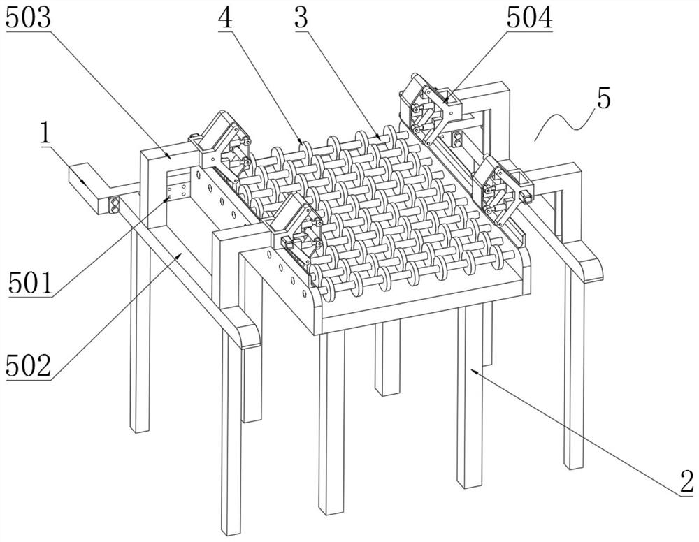 A corrugated box processing system