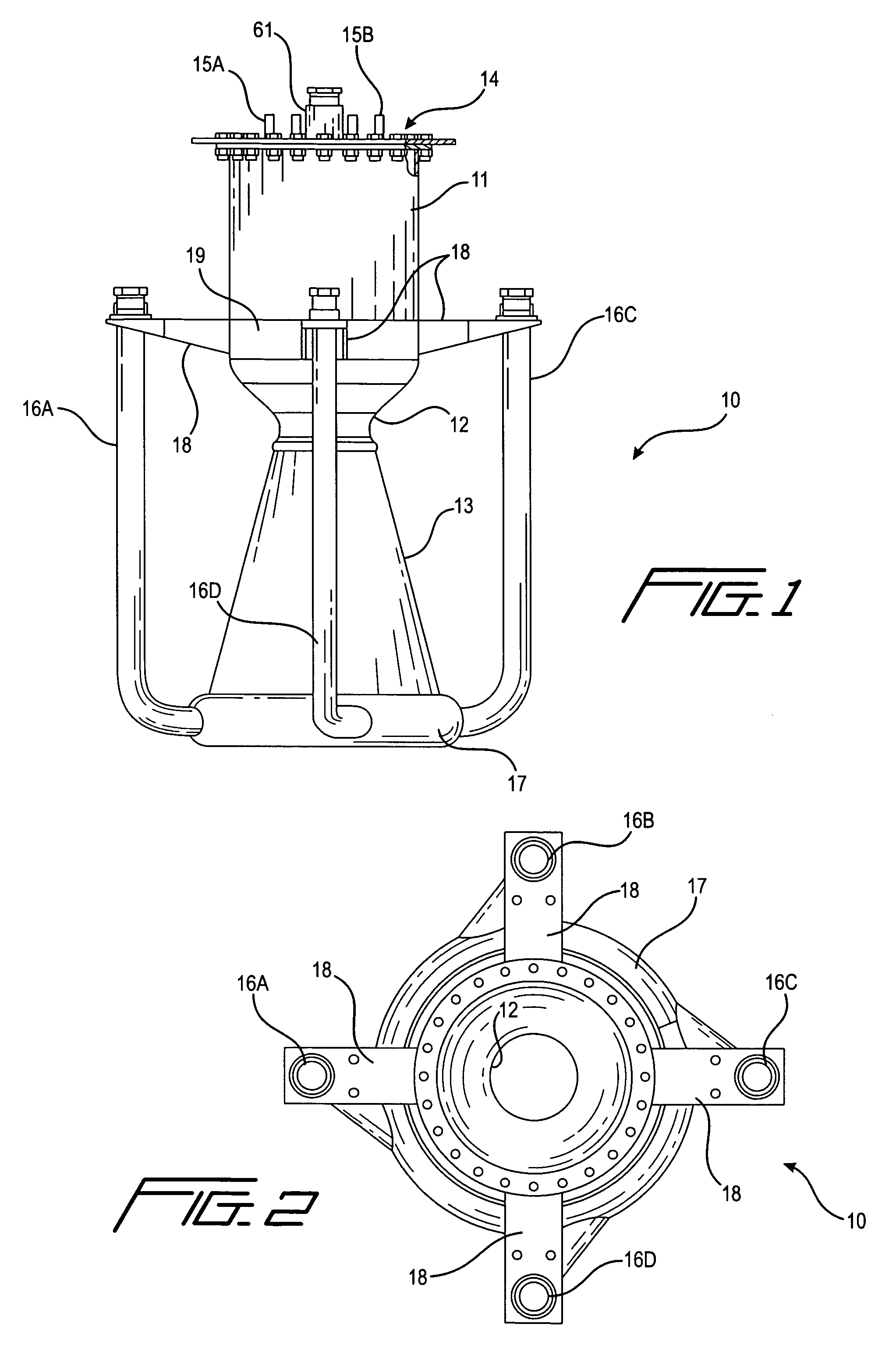 Reinforced, regeneratively cooled uni-body rocket engine