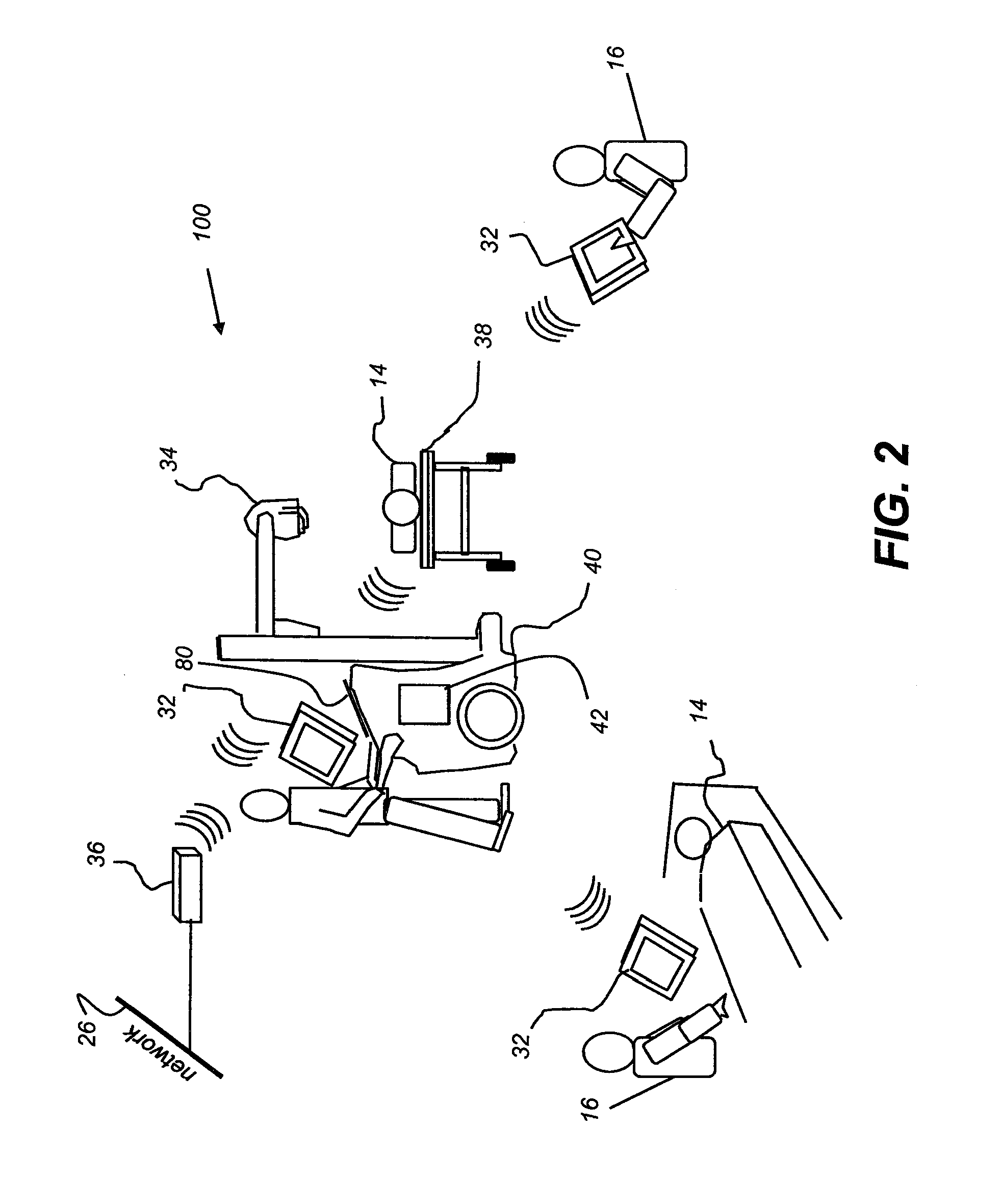 Integrated portable digital x-ray imaging system