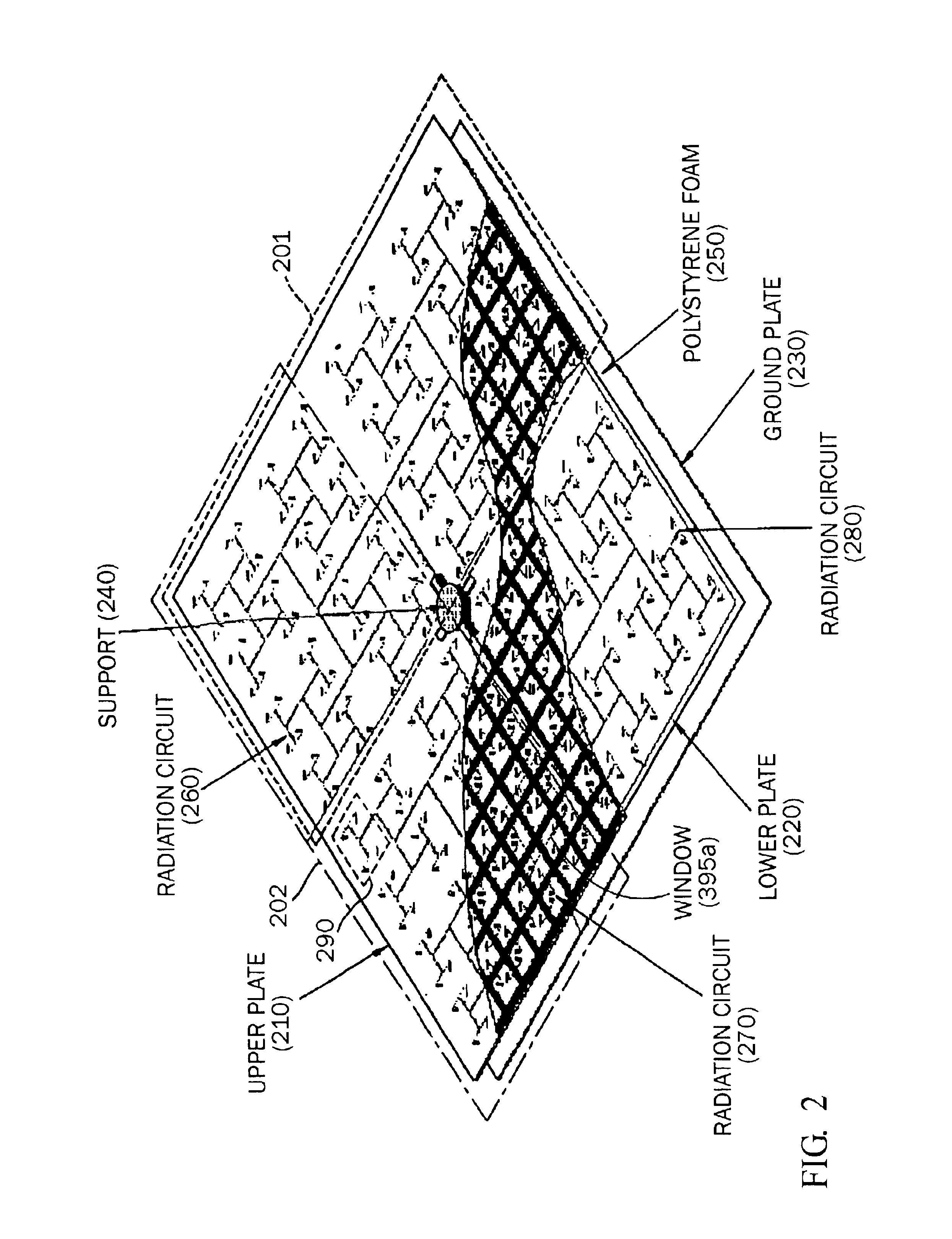 Planar antenna having linear and circular polarization