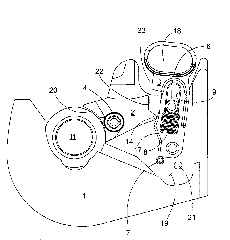 Coupling hook particularly for the lower arms of a three-point linkage of a tractor