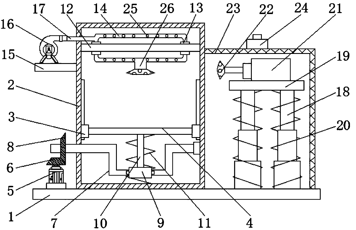 Computer heat dissipation apparatus