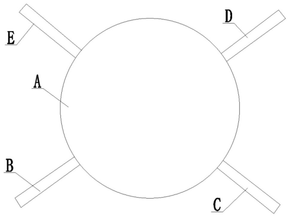 Aircraft deceleration method and device based on air rudder