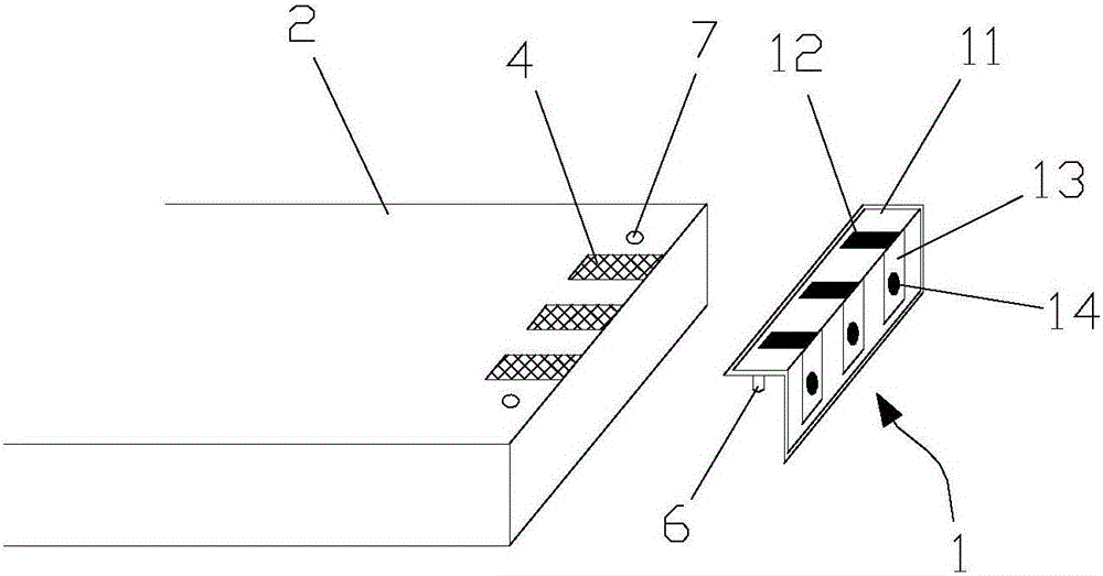 Board to board connector used for mobile terminal and PCB connection structure