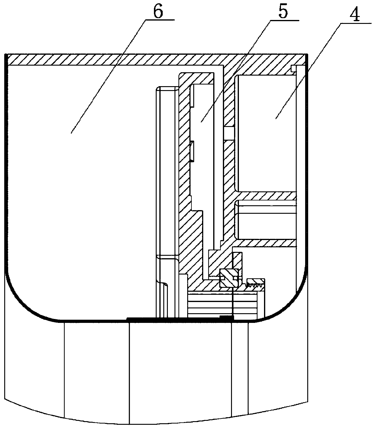 Heat dissipation device of CT scanning machine, CT scanning frame and CT scanning machine