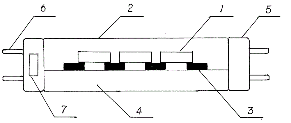 All-plastic heat-conducting insulating type LED fluorescent lamp production method