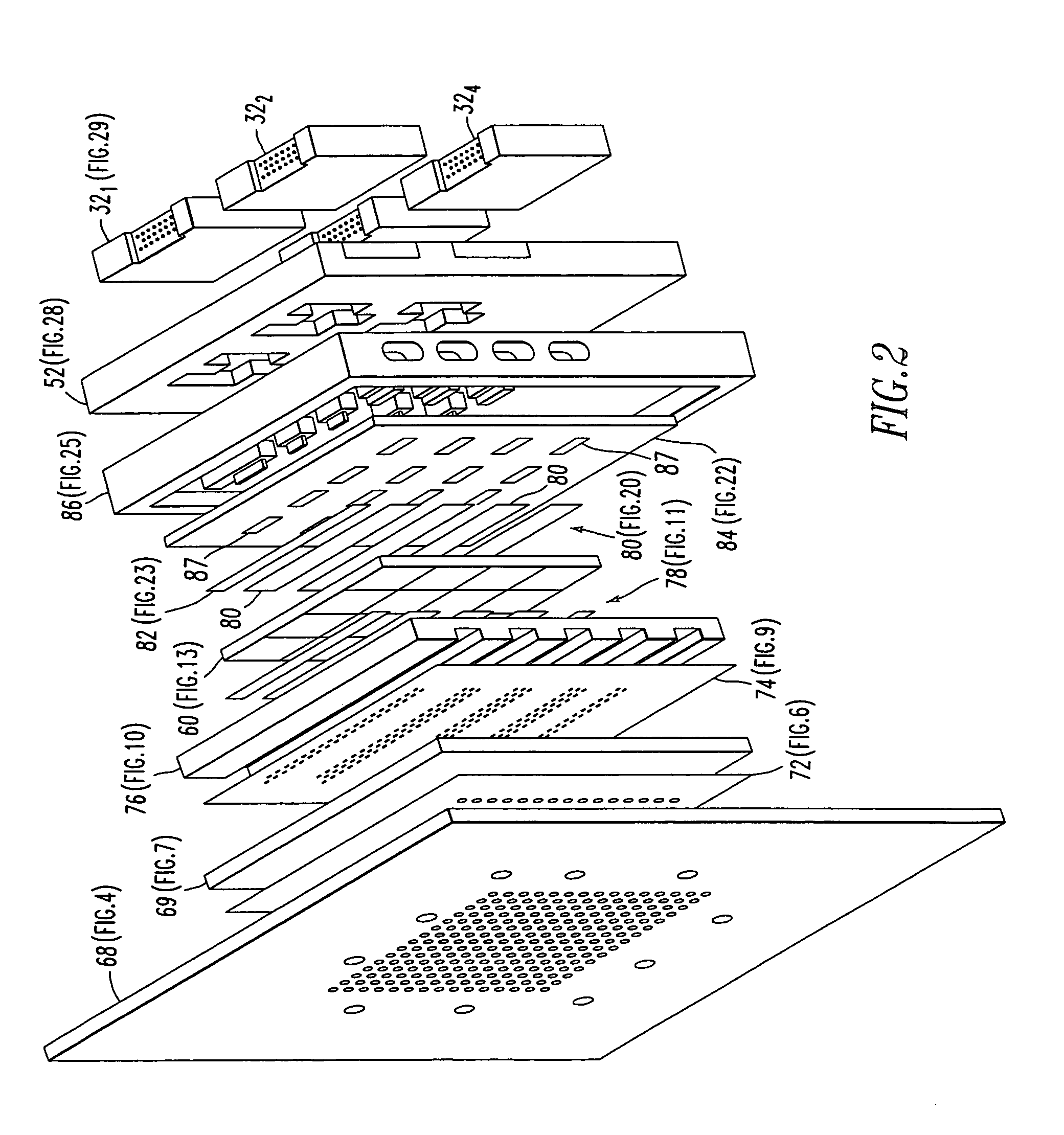 Low profile active electronically scanned antenna (AESA) for Ka-band radar systems