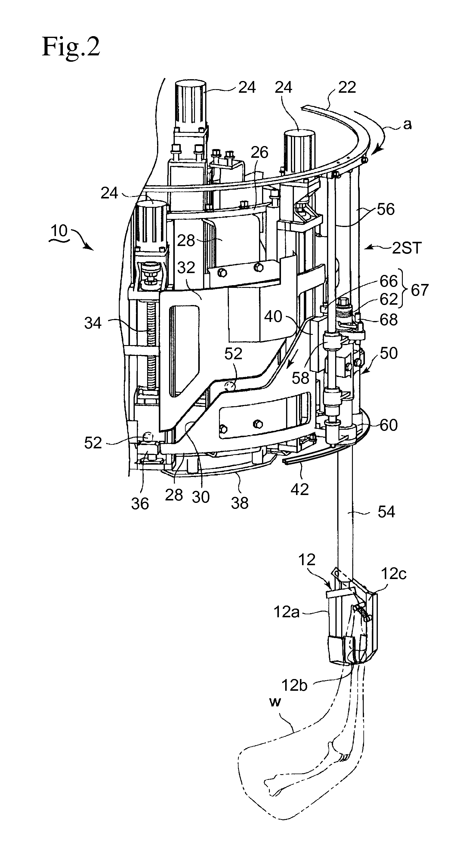 Device and method for deboning bone-in leg