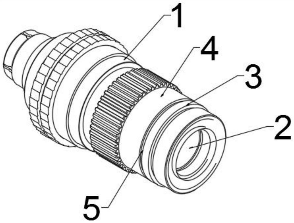 Gearbox transmission inner shaft and machining process thereof