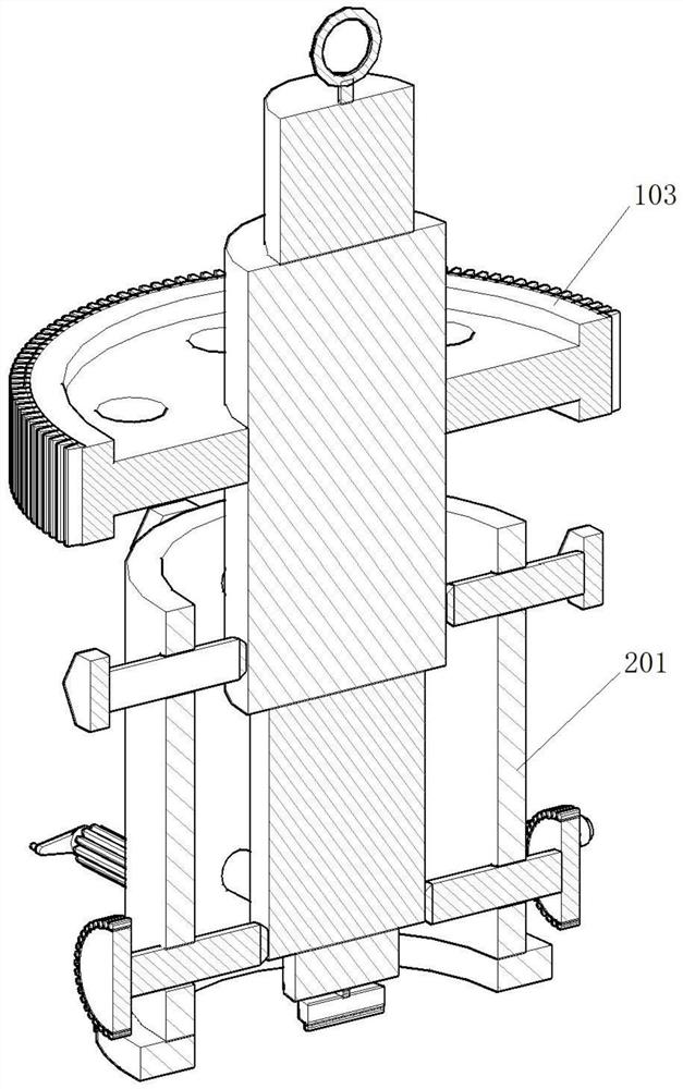 Tooling clamp for gear grinding of gear with shaft and alignment method