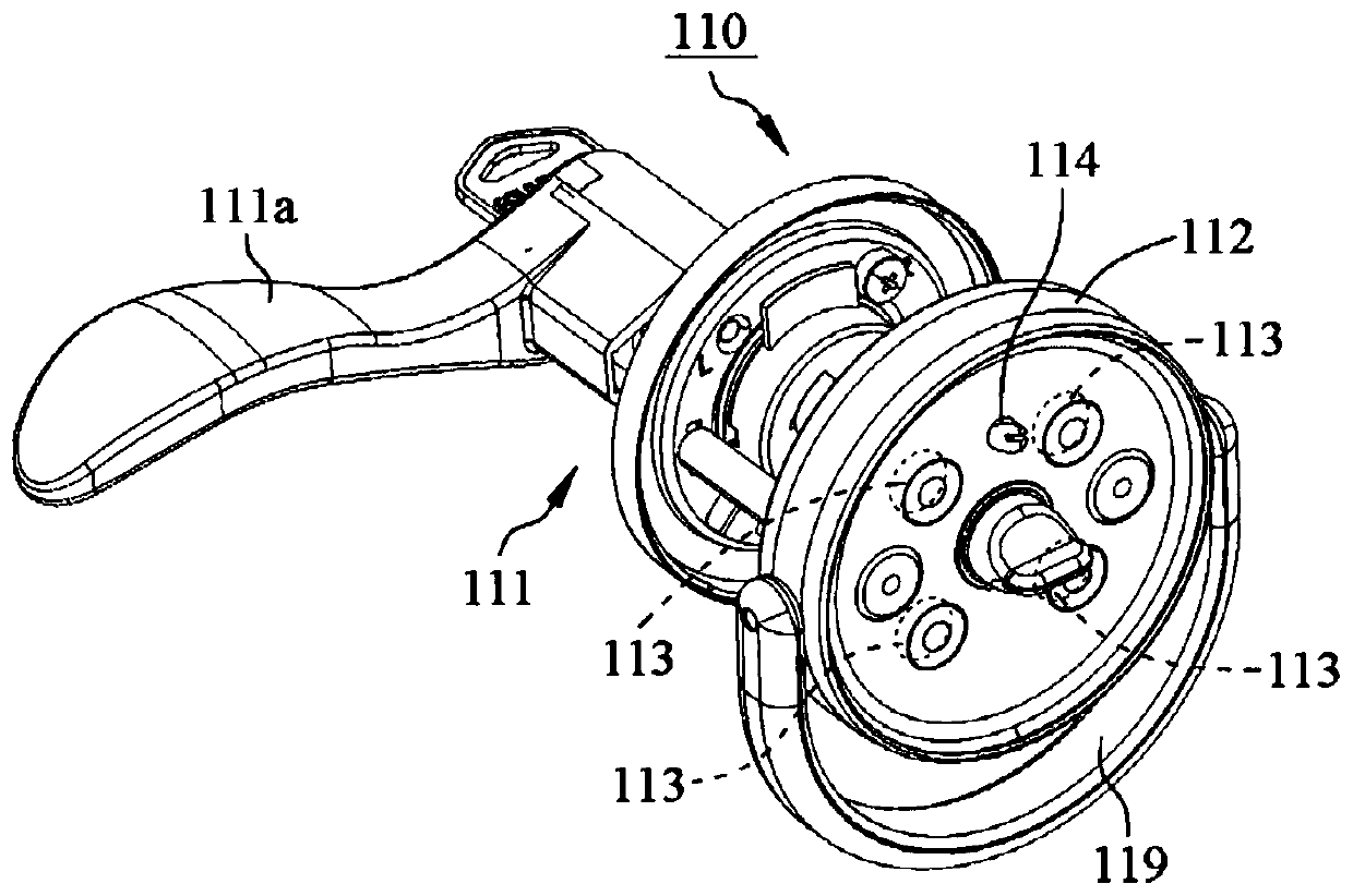 Double-door lock assembly